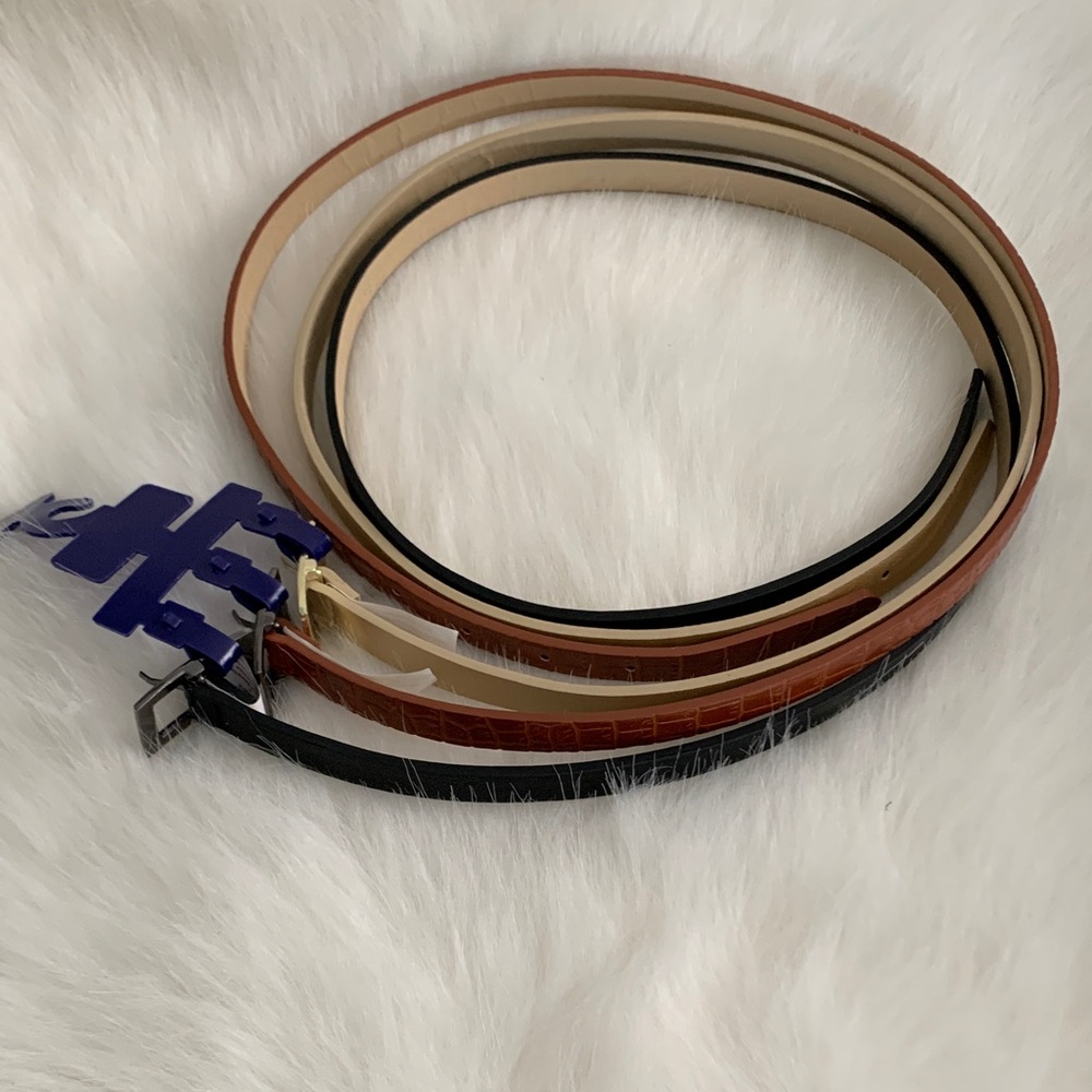 Madden Girl Multicolor Belts Gold, Brown, Black
